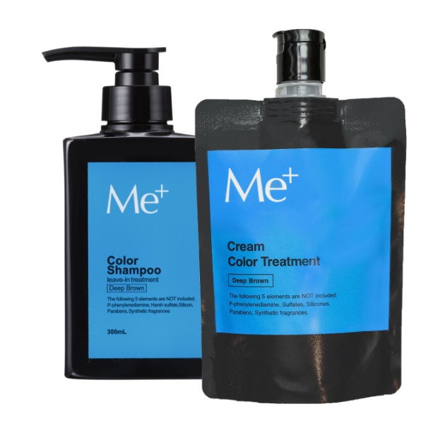 me. リキッドヘアトリートメント 170mL３個セット 毛髪診断士が考案】無添加白髪染めトリートメント Me+ ミープラス
