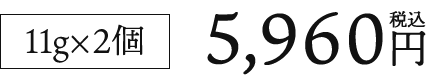 [11g×2個]5,960円税込